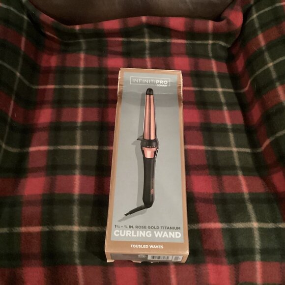 InfinitiPro by Conair Conical Curling Iron - Rose Gold - Picture 1 of 2